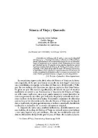 La Perinola : revista de investigación quevediana. Número 13 (2009). Varia