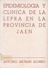 Epidemiología y clínica de la lepra en la provincia de Jaén
