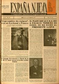 España nueva : Semanario Republicano Independiente. Año III, núm. 70, 22 de marzo de 1947