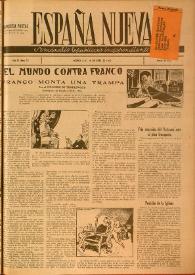 España nueva : Semanario Republicano Independiente. Año III, núm. 74, 19 de abril de 1947