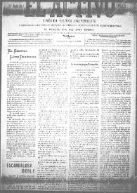 El Activo : Periódico Político Independiente y Defensor de los Intereses Morales, Materiales y Agrícolas de este Distrito Electoral. Núm. 11, 7 de agosto de 1899