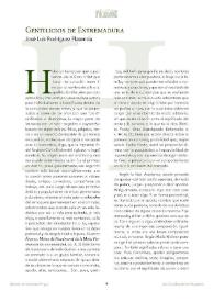 Gentilicios de Extremadura