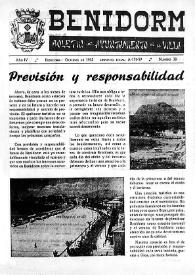 Benidorm : Boletín del Ayuntamiento de la Villa. Núm. 38, octubre de 1962