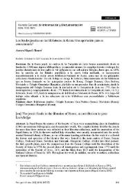 Los fondos jesuitas en las bibliotecas de Roma. Una aportación para su conocimiento