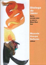 Diálogo de voces: nuevas lecturas de la obra de María Rosa Lojo. [Índice]