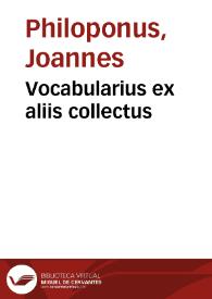 Vocabularius ex aliis collectus