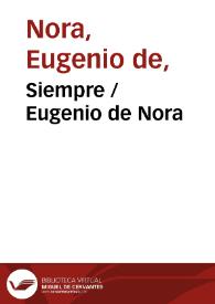 Siempre