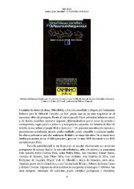 Caminho de Bolso (Lisboa, 1984-2001) [Semblanza]