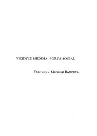Vicente Medina, poeta social