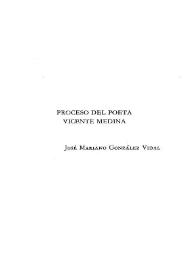 Proceso del poeta Vicente Medina