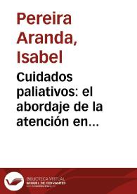 Cuidados paliativos: el abordaje de la atención en salud desde un enfoque de derechos humanos