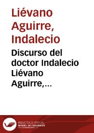 Discurso del doctor Indalecio Liévano Aguirre, Ministro de Relaciones Exteriores, pronunciado en la Asamblea General de las Naciones Unidas