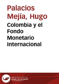 Colombia y el Fondo Monetario Internacional