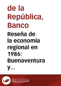 Reseña de la economía regional en 1986: Buenaventura y Valle del Cauca