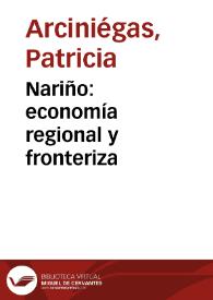 Nariño: economía regional y fronteriza
