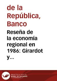 Reseña de la economía regional en 1986: Girardot y Huila
