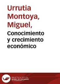 Conocimiento y crecimiento económico