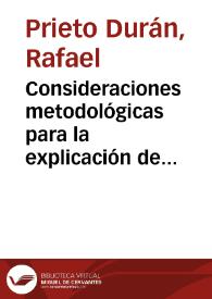 Consideraciones metodológicas para la explicación de las variaciones del índice de precios al consumidor
