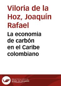 La economia de carbón en el Caribe colombiano