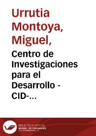Centro de Investigaciones para el Desarrollo -CID- Universidad Nacional. 'Política fiscal y distribución del ingreso en Colombia'