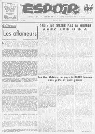 Espoir : Organe de la VIª Union régionale de la C.N.T.F. Num. 230, 29 mai 1966