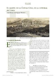 El mantel de la Última Cena, de la catedral de Coria