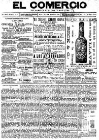 El Comercio : diario de la tarde. Núm. 6, 8 de enero de 1887