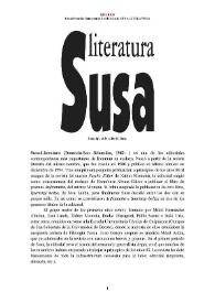 Susa-Literatura (Donostia-San Sebastián, 1983- ) [Semblanza]