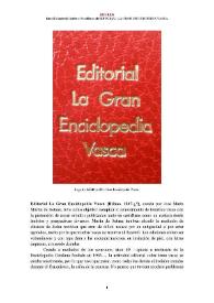 Editorial La Gran Enciclopedia Vasca (Bilbao, 1967-¿?) [Semblanza]