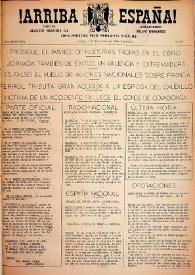 ¡Arriba España! (Manila, Filipinas). Núm. 186, 7 de septiembre de 1938