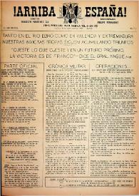 ¡Arriba España! (Manila, Filipinas). Núm. 187, 8 de septiembre de 1938