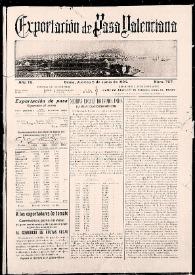 Exportación de Pasa Valenciana. Núm. 767, 9 de junio de 1904