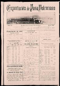 Exportación de Pasa Valenciana. Núm. 768, 16 de junio de 1904