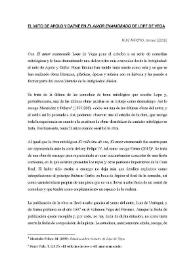 El mito de Apolo y Dafne en 'El amor enamorado' de Lope de Vega