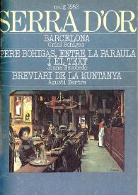 Serra d'Or. Any XXIV, núm. 272, maig 1982