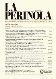La Perinola : revista de investigación quevediana. Núm. 18, 2014