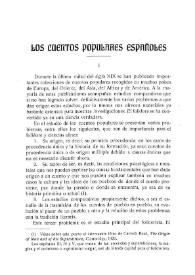 Los cuentos populares españoles