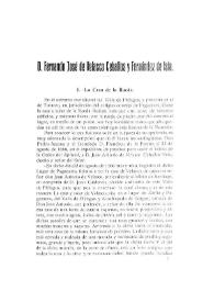 D. Fernando José de Velasco Ceballos y Fernández de Isla