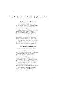 Traducciones latinas