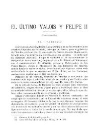 El último Valois y Felipe II (Continuación)