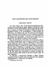 Los cautivos de Cervantes