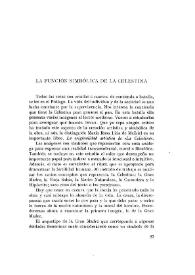 La función simbólica de 'La Celestina'