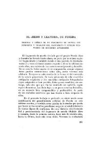 El 'Hero y Leandro', de Pereda: historia y crítica de un fragmento de novela con fotocopia y traslado del manuscrito y cotejos textuales de...