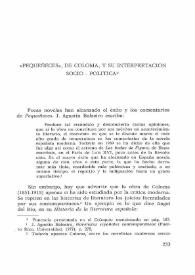 'Pequeñeces', de Coloma y su interpretación socio-política