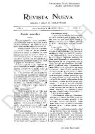 Revista Nueva. Núm. 2, 15 de agosto de 1901