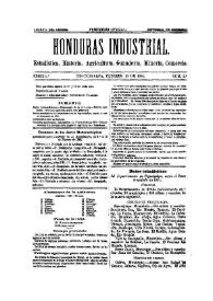 Honduras Industrial. Serie 1.ª, núm. 2, 15 de febrero de 1884