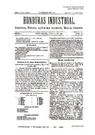 Honduras Industrial. Serie 1.ª, núm. 10, 15 de junio de 1884