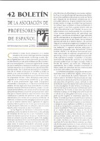 Boletín de la Asociación de Profesores de Español (FASPE). Núm. 42, 2002