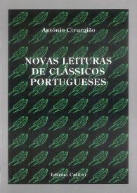 Novas leituras de clássicos portugueses