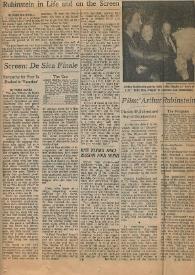 Rubinstein in Life and on the Screen 